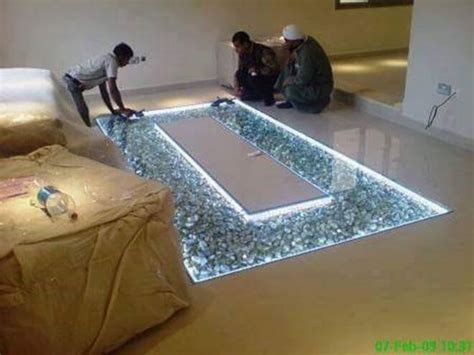 Amazing Diy Adding Glass Flooring With Pebble In Your Home Engineering Discoveries Glass