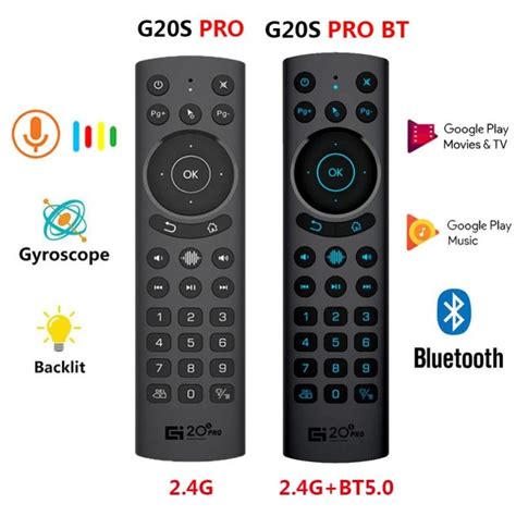 G20S PRO Smart Voice Control Remote Control G20BTS PLUS 2 4G BT