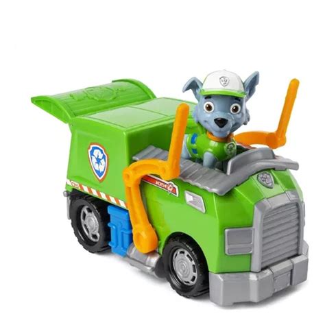 Paw Patrol Rocky Patrulla Canina Carrito Figura Original Env O Gratis