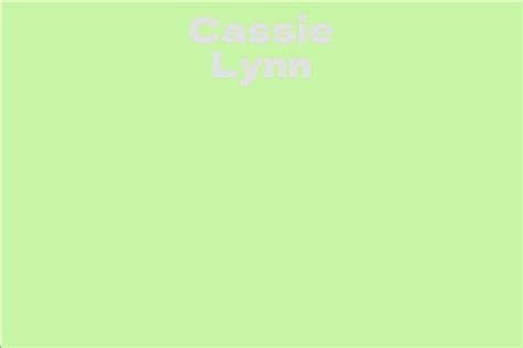 Cassie Lynn Facts Bio Career Net Worth Aidwiki