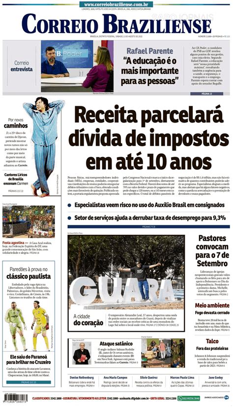 Correio Braziliense Ago Jornais E Revistas Sapo Pt