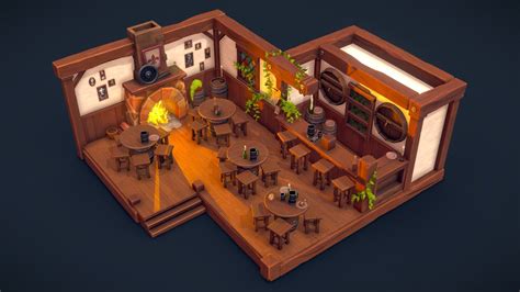 The Tavern 3d Model By Johannes Terhén Sundlöv Sundlov Aacb3cd