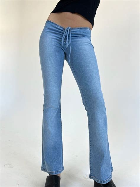 Y2k Low Rise Denim Jeans Gem