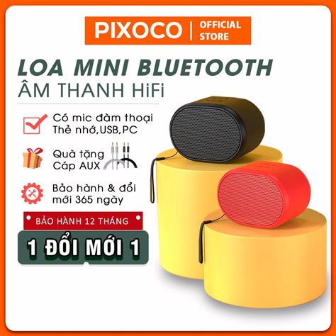 Loa bluetooth PKD4 mini có mic đàm thoại nghe nhạc không dây âm thanh