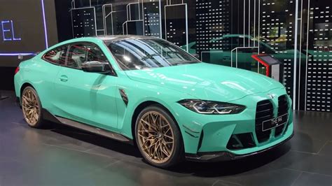 [8k] Mint Green BMW M4 M Performance parts maxed out