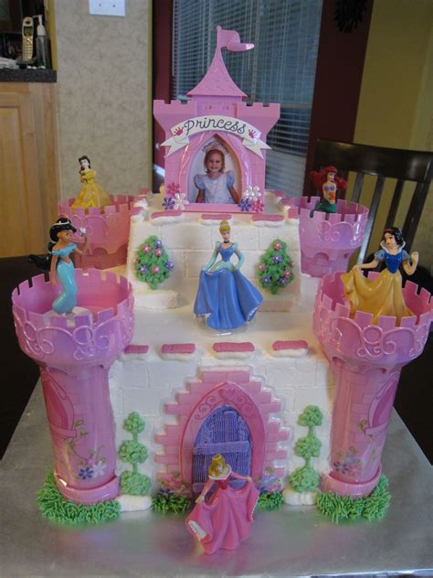 Disney Princess Castle Cake