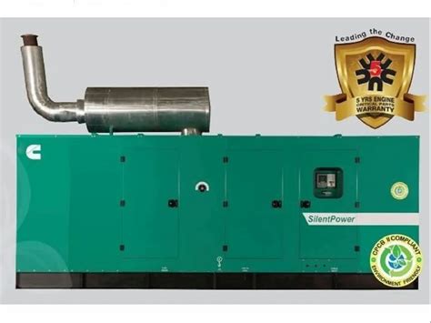 125 Kva Sudhir Cummins Silent Dg Set 3 Phase At Rs 1200000piece In