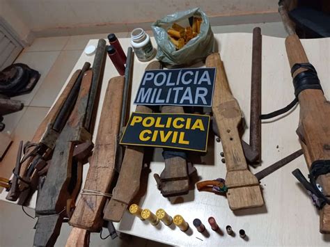 Homem é Preso Com Sete Armas Feitas De Madeira No Pará Suspeito Também