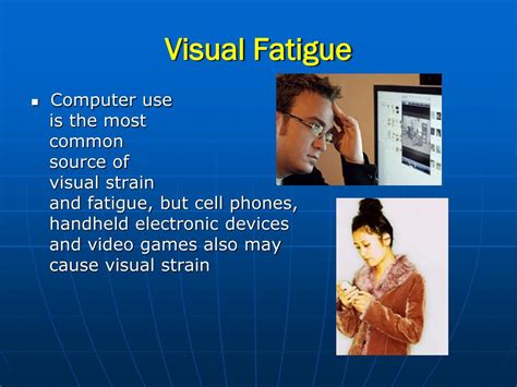Ppt Visual Fatigue Syndrome Powerpoint Presentation Free Download
