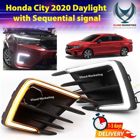 Honda City GN 2 GN 3 2020 RS Front Bumper LED DRL Daylight Daytime