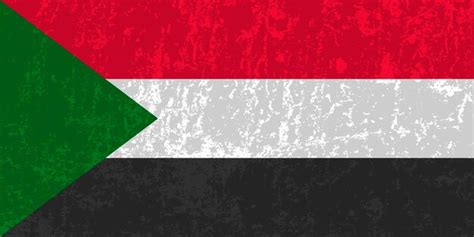 Premium Vector Sudan Flag Official Colors And Proportion Vector