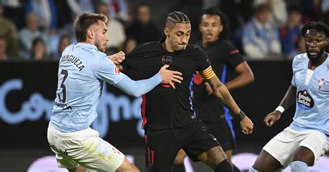 Celta Vigo Vs Barcelone La Liga Score Final Le Bar A S Effondre