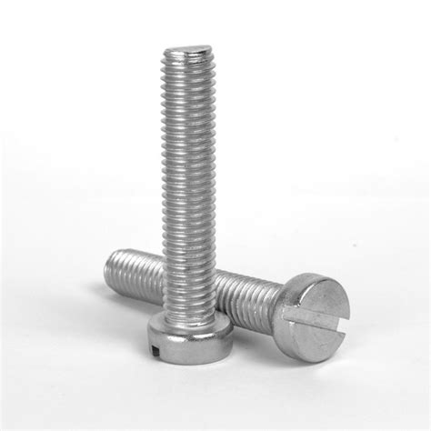 M X Mm Slotted Cheese Head Machine Screws Stainless Steel A Din