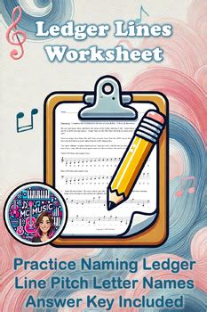 Ledger Lines Worksheet by McMusic | TPT