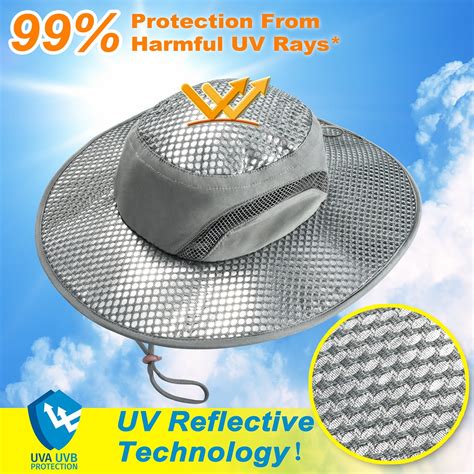 Flyingstar - UV Protection Fishing Hat, Wide Brim Sun Hats for Men Women Cooling Hat - Walmart ...