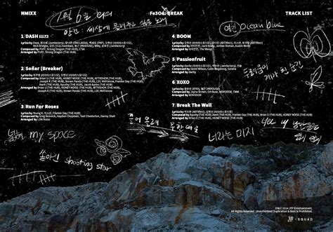 240106 Nmixx 2nd Ep Fe3o4 Break Tracklist Teaser Ptkorea