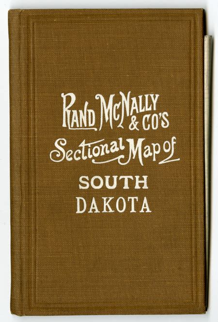 Rand Mcnally And Co S Sectional Map Of South Dakota [cover Title] By [south Dakota] 1911