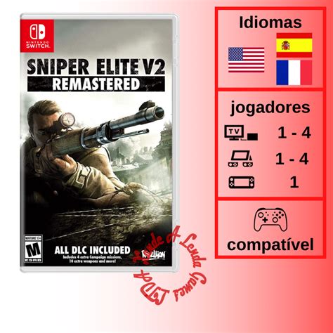 Sniper Elite V2 Remastered Tradução - Comprar Sniper Elite V2 Remastered para SWITCH - Xande A Lenda Games. A ...