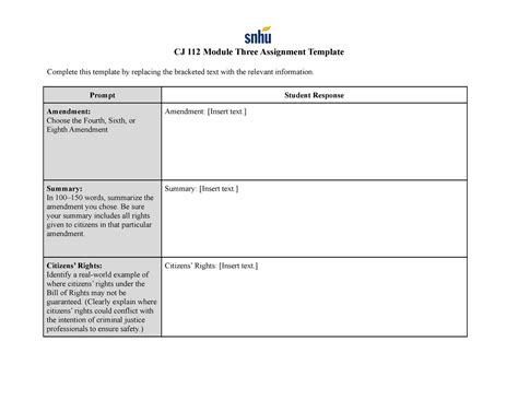 CJ 112 Module Three Assignment Template CJ 112 Module Three