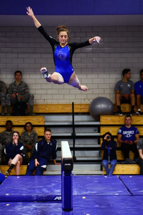 Dvids Images Air Force Womens Gymnastics Blue Silver Meet Image 1