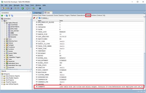 How To Edit Table Comments With Oracle Sql Developer Oracle Sql