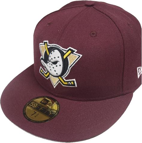 New Era Nhl Anaheim Ducks Maroon 59fifty Fitted Cap Limited