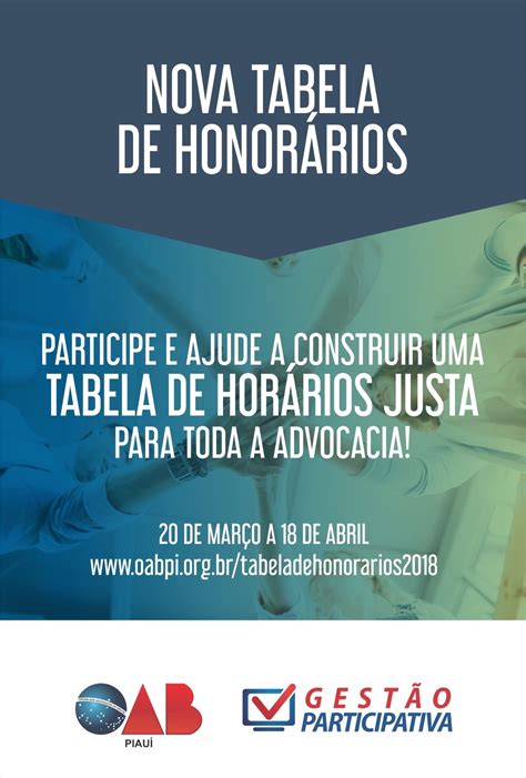 Tabela Honorários Oab Pi BRAINCP