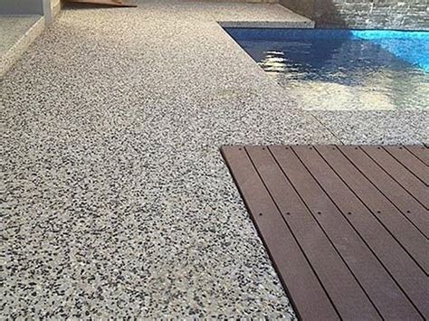 Exposed Aggregate Pool Surrounds Concrete Pool Concrete Patio