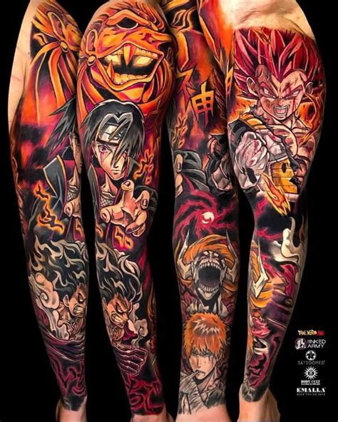 Pin By On Manga Tattoo Sleeve Tattoos Tattoos For Guys