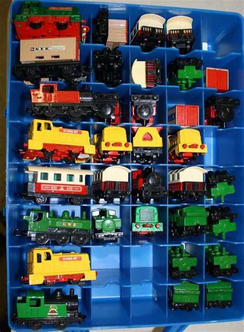 296: 1970s Matchbox train engines & cars