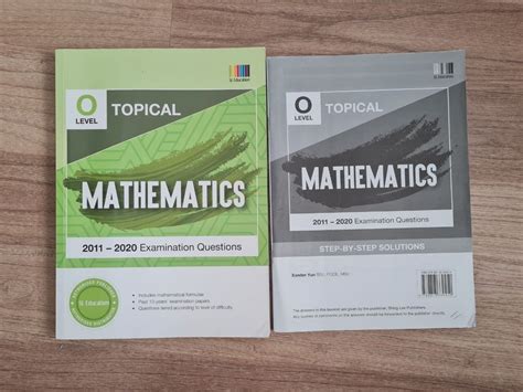 O Level Mathematics Topical Hobbies Toys Books