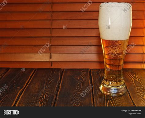 Large Glass Beer On Image And Photo Free Trial Bigstock