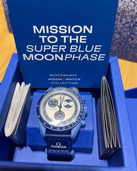 Swatch X Omega Bioceramic Moonswatch Mission To The Super Blue