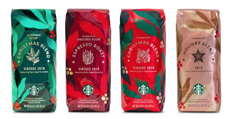 Starbucks Christmas Blend Packaging Design Starbucks Christmas