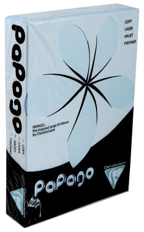 Papago A4 80gsm Pastel Blue Copier Paper 500sh