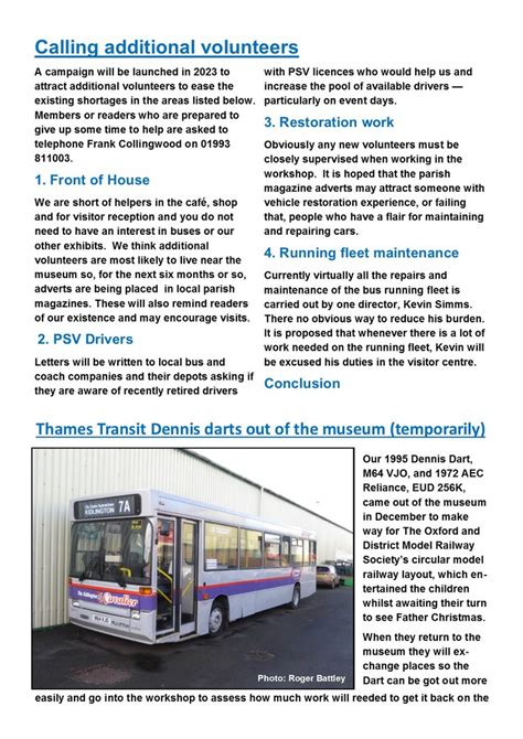 E-Newsletters — Oxford Bus Museum & Morris Motors Museum