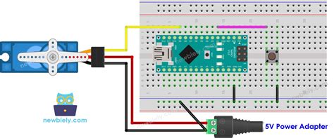 Arduino Nano Bouton Moteur Servo