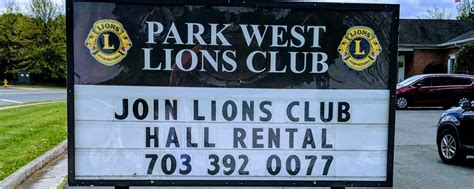 Cropped Lionssign Park West Lions Club