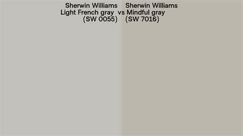 Sherwin Williams Light French Gray Vs Mindful Gray Side By Side Comparison