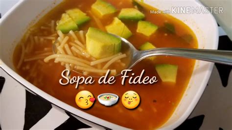 Sopa De Fideo Sopa Aguada Youtube