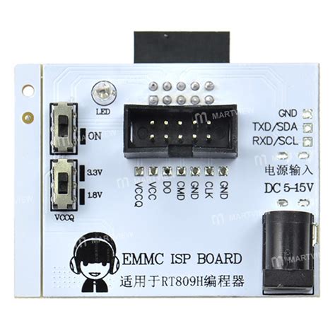 Emmc Isp Board For Rt H Programmer Emmc Adapter Martview