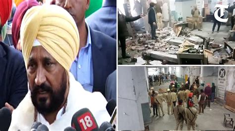 Punjab Cm Charanjit Channi Ppcc Chief Navjot Singh Sidhu Condemn Blast