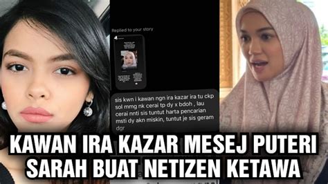 Kawan Ira Kazar Dedah Punca Konon Syamsul Yusof Tak Nak Lepaskan Puteri