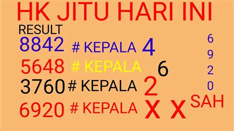 Prediksi Hongkong 11 Nopember 2022 Bocoran Togel Hk Jitu Youtube