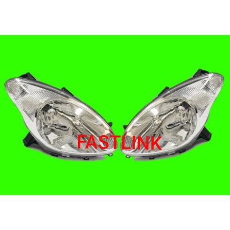 Perodua Myvi Lama Head Lamp Lampu Besar Depan White Chrome 100 New