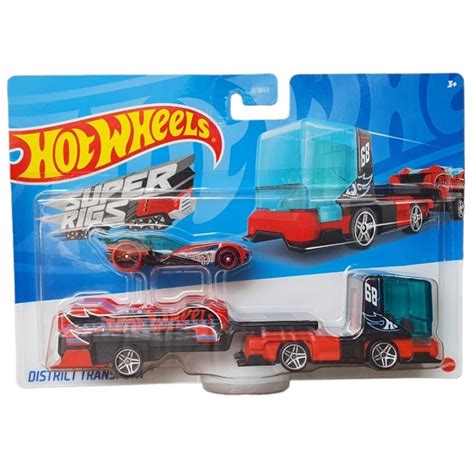 Jual Hot Wheels Super Rigs Truck Hauler Transparant Hotwheels Shopee Indonesia