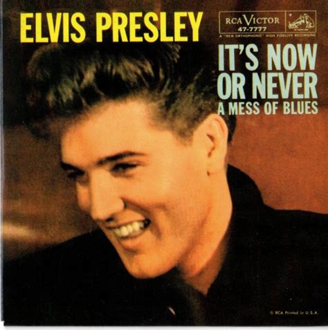 Elvis Presley It S Now Or Never A Mess Of Blues 2005 CD Discogs