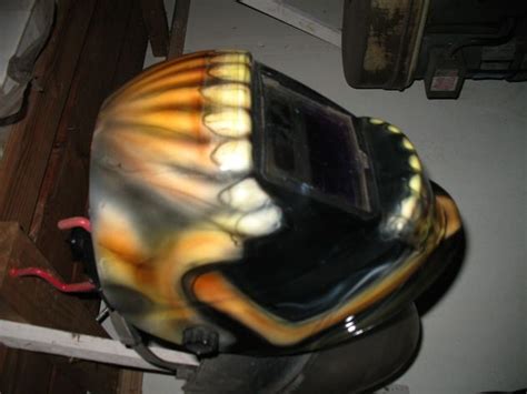 Custom Airbrushed Welding Helmet Airbrushing Drawingsand Art Pinterest