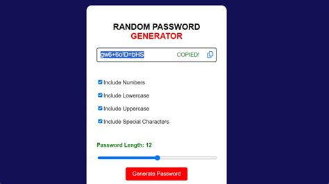 Random Password Generator Javascript YouTube