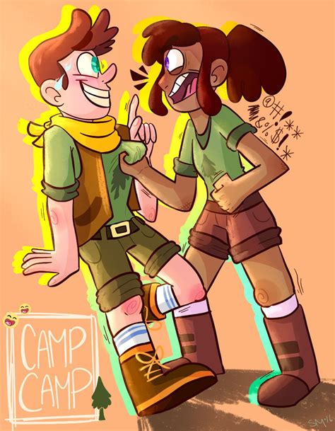 Camp Camp David And Gwen By Shedraws4u12 Camp Camp Fanart Camp Camp David Camping